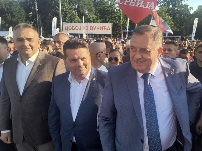 Dodik: Srbija još jednom pokazala svoju snagu