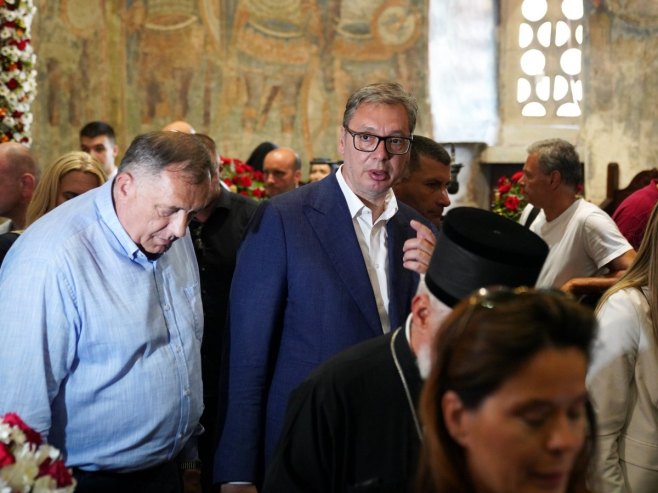 Dodik: Vučić pokazao da želi da održi visok nivo pažnje prema Srpskoj, na tome sam mu veoma zahvalan