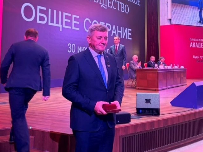 Mastilović odlikovan Velikom srebrnom medaljom Ruskog istorijskog društva (FOTO)