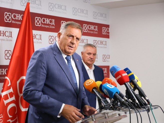 Dodik: Јednoglasna podrška Miniću i Cvijanovićevoj (VIDEO)