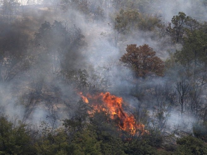 Vatrogasci se bore da obuzdaju dva požara u zapadnoj Sloveniji (FOTO)
