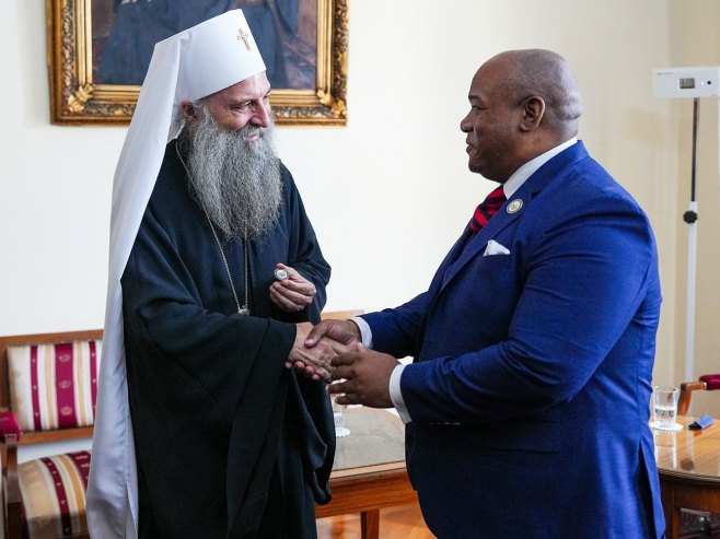 Patrijarh Porfirije i pastor Berns u Pećkoj patrijaršiji (FOTO/VIDEO)