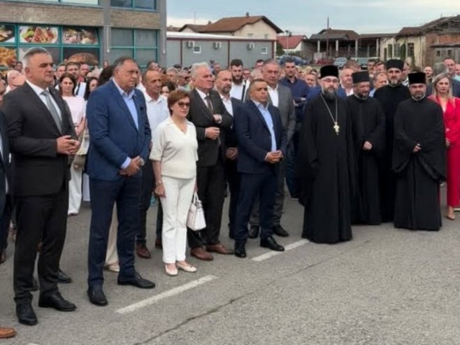 Svečanost povodom početka obnove regionalnog puta Laktaši - Srbac