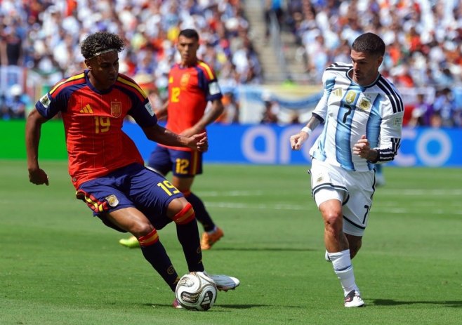 Finale Svjetskog prvenstva u fudbalu - na poluvremenu neriješeno između Španije i Argentine