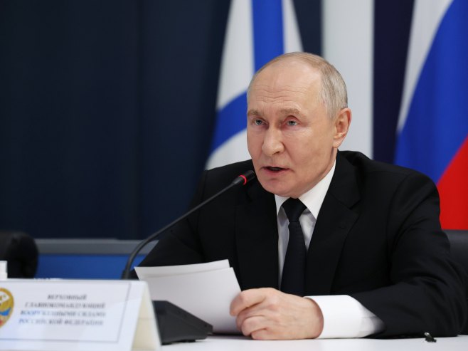 Putin: Rusija nastavlja da brani svoju bezbjednost, pravdu i istinu; Ostvarićemo ciljeve u SVO