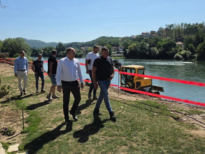 Zvornik: Počela izgradnja obaloutvrde na Drini u naselju Terminal