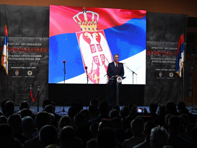 Vučić: Nećemo dozvoliti da više ikada bude "Oluje" i pogroma srpskog naroda (FOTO/VIDEO)