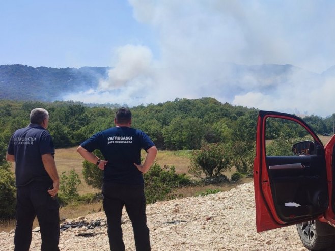 Požar u rejonu sela Luka i Poljice kod Trebinja lokalizovan i pod kontrolom (VIDEO)