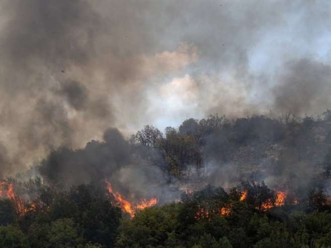 Na području Kranjske Gore u Sloveniji izbio šumski požar, gase ga i avioni