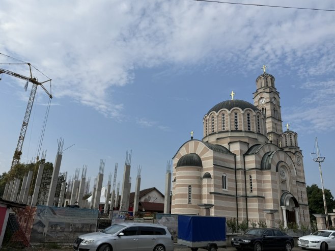 Teslić-osveštanje temelja parohijskog doma - Foto: RTRS