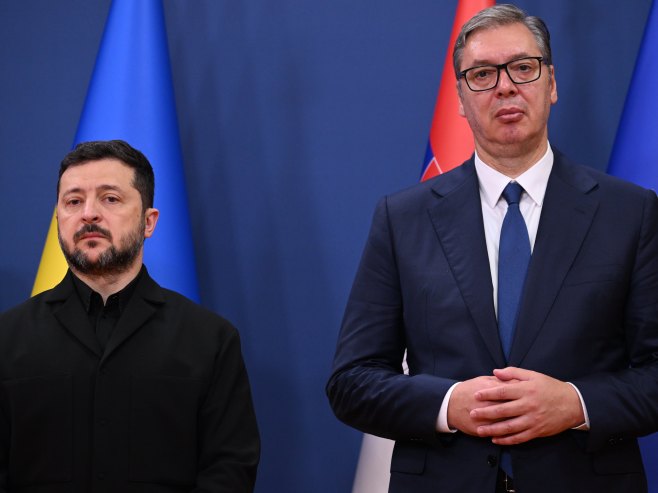 Zelenski i Vučić (foto: TANJUG/ AMIR HAMZAGIĆ/ bg) Zelenski i Vučić (foto: TANJUG/ AMIR HAMZAGIĆ/ bg) -