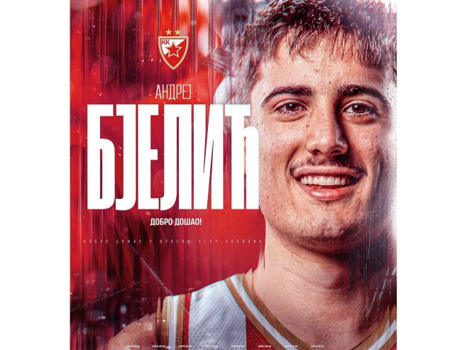 Srpski košarkaš Andrej Bjelić potpisao za Crvenu zvezdu