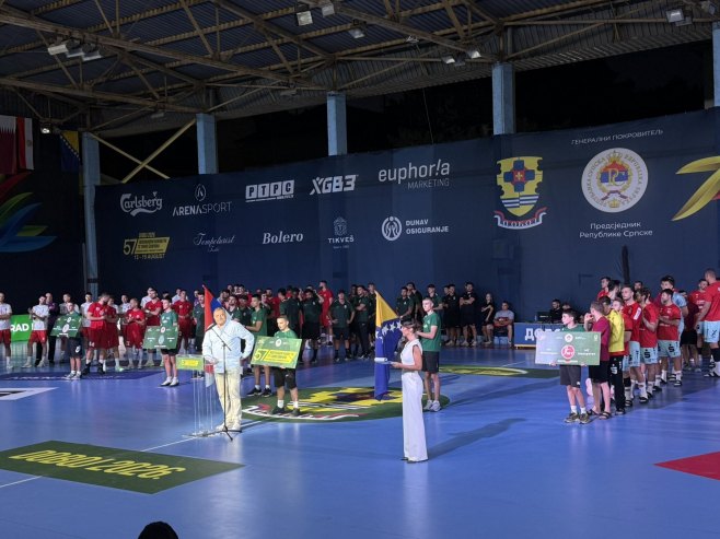 Otvoren 57. Međunarodni rukometni TV turnir šampiona; Doboj grad sporta (FOTO)