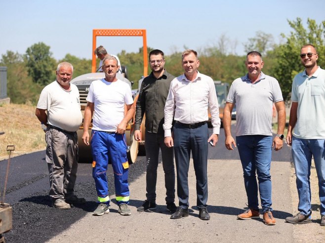 Završena rekonstrukcija putnog pravca Zabrđe – Korenita - Foto: RTRS
