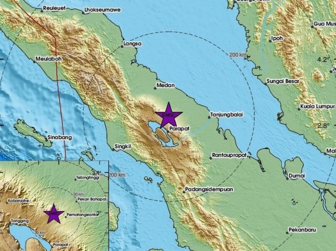 Novi zemljotres magnitude 6,3 stepena u Indoneziji Novi zemljotres magnitude 6,3 stepena u Indoneziji