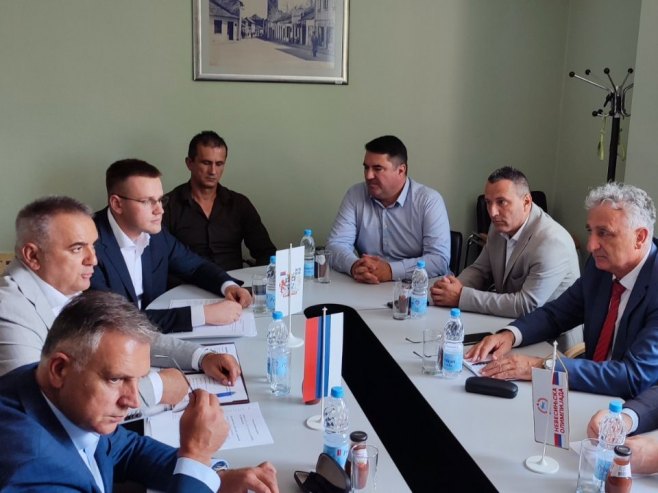 Minić u posjeti Nevesinju, sastanak sa Avdalovićem (FOTO/VIDEO)