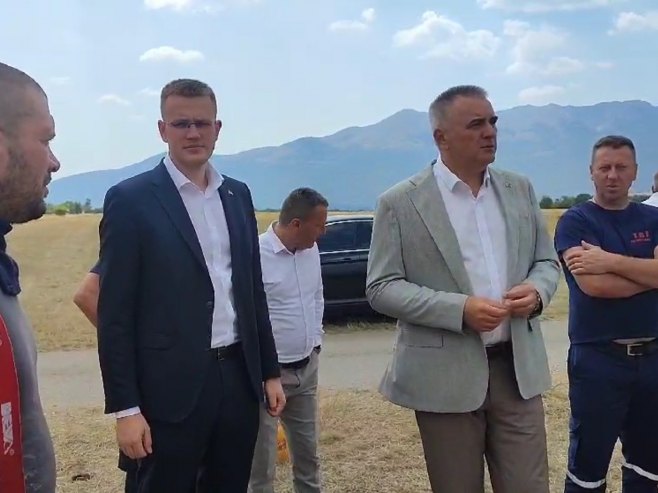 Premijer Srpske obišao požarište u selu Donja Bijenja kod Nevesinja (VIDEO)