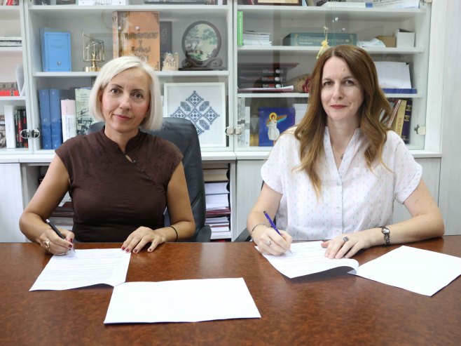 Banjaluka - Univerzitet - potpisan Memorandum o razumijevanju - Babić, Karavdić - Foto: SRNA