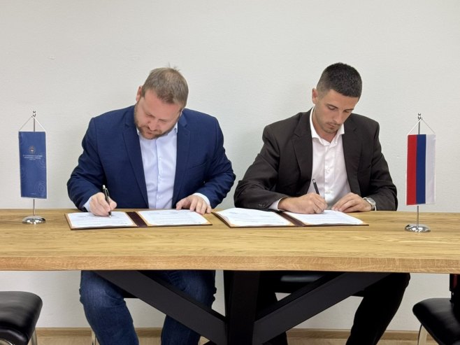 Miloš Lukić i Predrag Grandić - Foto: RTRS