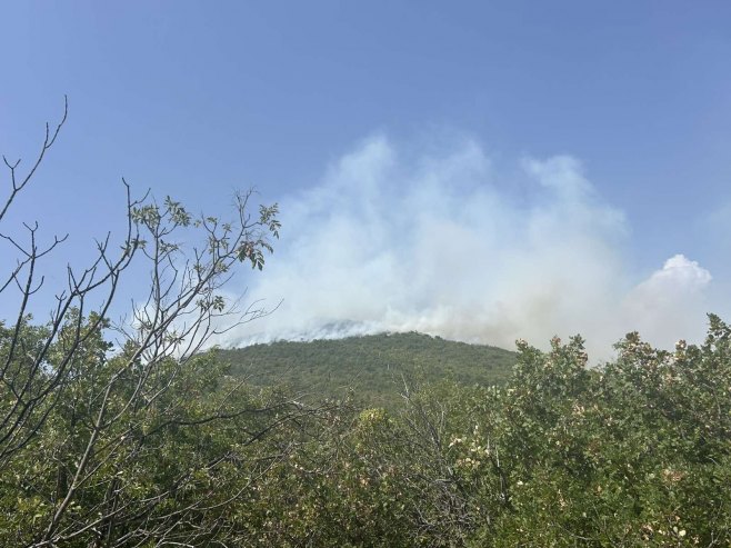 Požari na više lokacija u okolini Trebinja i dalje aktivni, ali situacija je stabilna (FOTO/VIDEO)