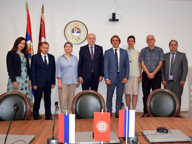 Gosti iz Rusije posjetili Univerzitet u Istočnom Sarajevu - Foto: RTRS
