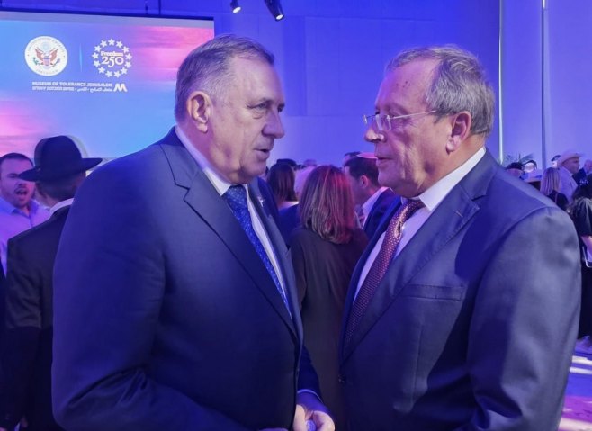 Dodik sa Viktorovom u Јerusalimu: Zahvalnost naroda i institucija Srpske Rusiji jer nas dosljedno podržava u borbi za naša prava
