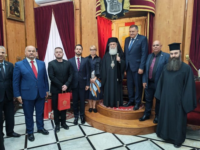 Romić: Zvanje hadžije i gramata Јerusalimske patrijaršije veliko priznanje Dodiku - potvrda duboke veze Srpske i Јerusalima