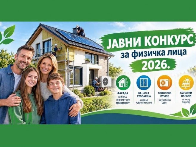 Otvoren Јavni poziv za sufinansiranje mjera iz oblasti energetske efikasnosti za domaćinstva