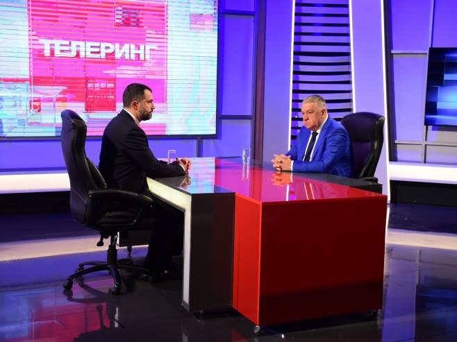 Igor Dodik, gost emisije Telering - Foto: RTRS