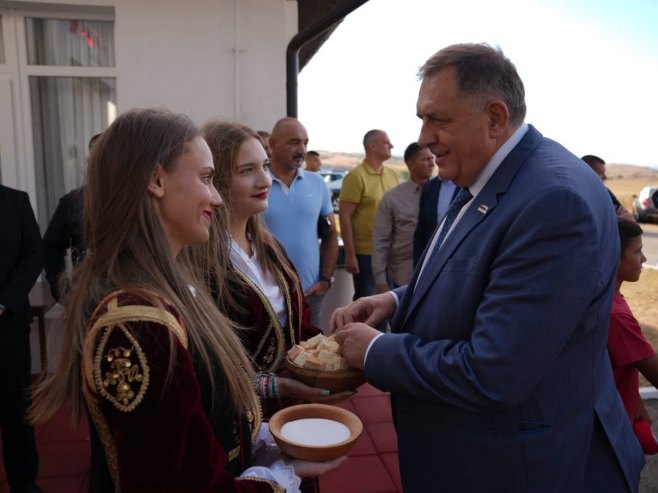 Milorad Dodik u Gacku - Foto: Ustupljena fotografija