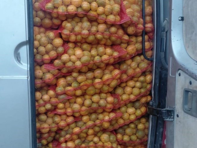 Spriječen nezakonit uvoz 4.500 kilograma mandarina iz Hrvatske