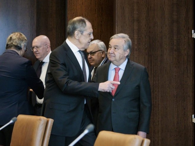 Diplomatski maraton u Njujorku se nastavlja: Lavrov predao Guterešu izvještaj o Buči