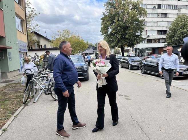 Cvijanovićeva sa rukovodstvom Saveza nacionalnih manjina Srpske