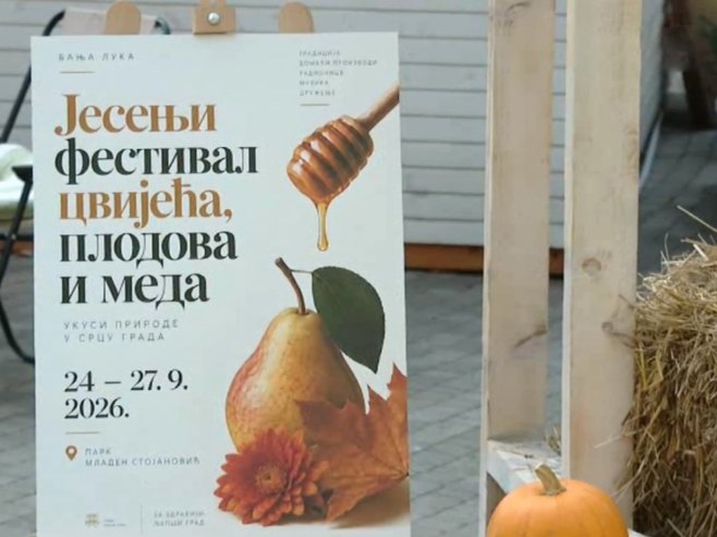 Miris jeseni u parku Mladen Stojanović: Festival cvijeća, plodova i meda (VIDEO)