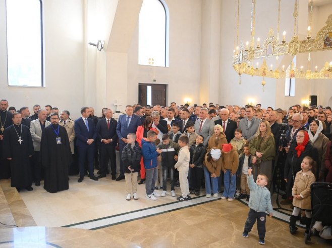 Dodik: Veliki i blagosloven dan za Pale i vjerujući narod (FOTO/VIDEO)