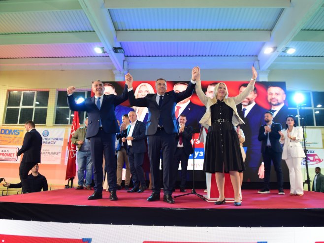 Dodik: U Mrkonjić Gradu pobjednička atmosfera - SNSD zauvijek