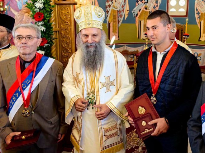 Patrijarh Porfirije osveštao hram u Dražnju