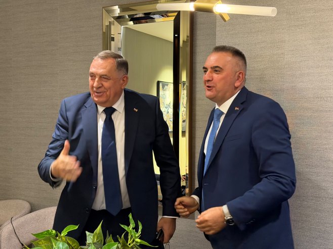 Milorad Dodik i Savo Minić (x.com/MiloradDodik) - 