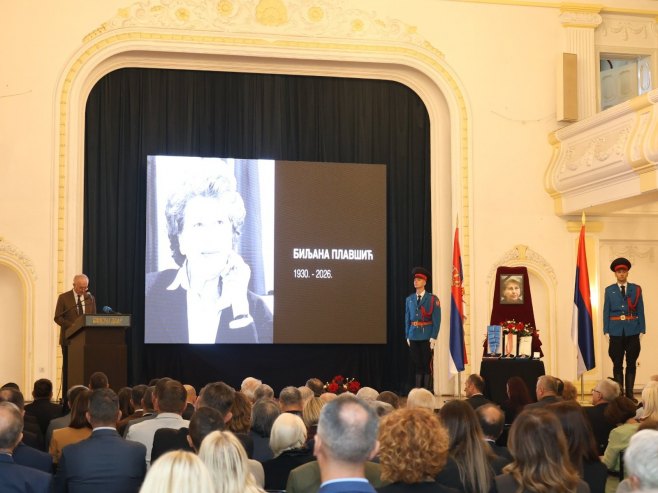 Komemoracija Biljani Plavšić u Banjaluci (FOTO)