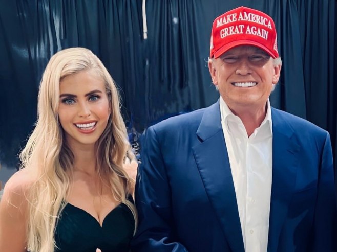 Kejti Zakarije i Donald Tramp (foto: instagram.com/katiezacharia/) - 