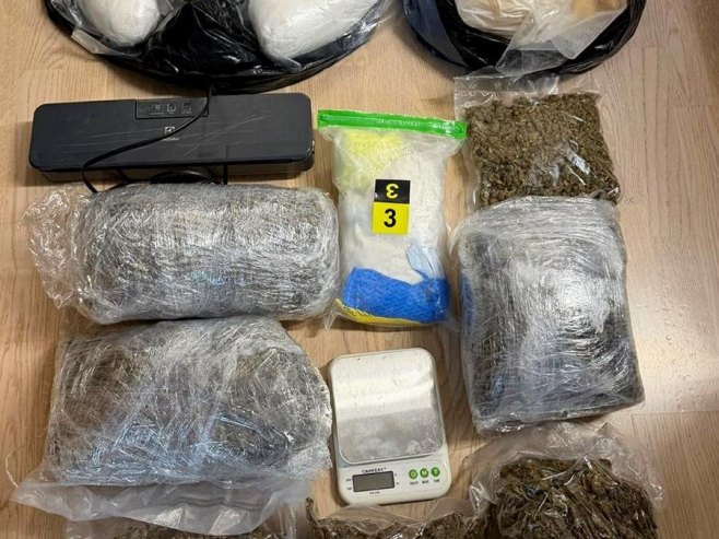 Sarajevo: Uhapšena dva lica, pronađeno više od 10 kilograma droge