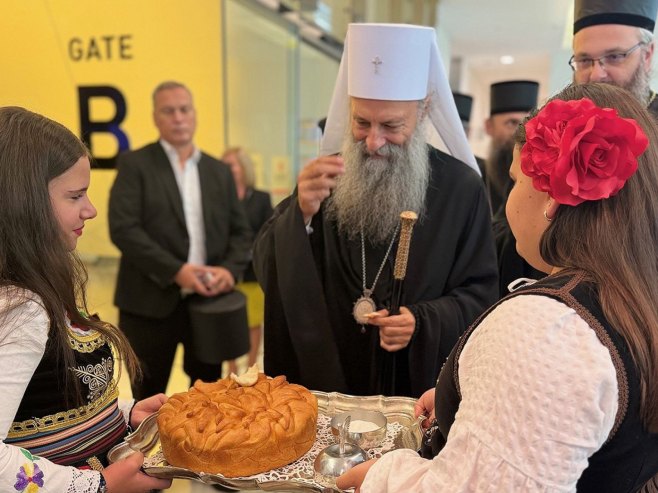 Patrijarh Porfirije u Kanberi: Gdje god smo podigli crkvu, podigli smo i dio Srbije