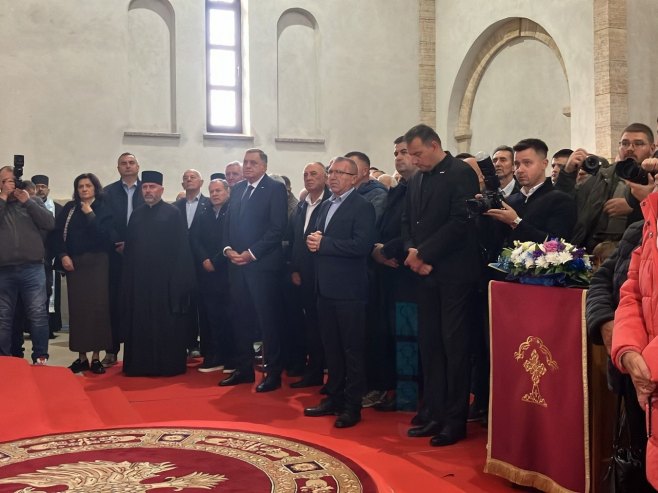 Manastir Miloševac obilježava krsnu slavu, prisustvuje Dodik (VIDEO)
