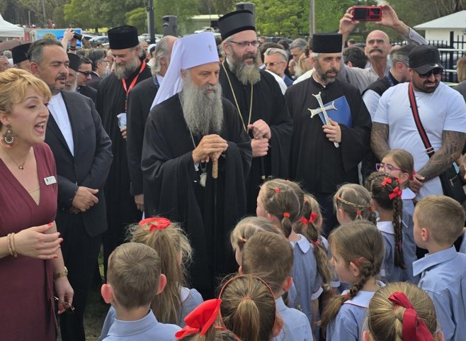 Patrijarh Porfirije osveštao kamen temeljac nove zgrade Koledža Svetog Save u Sidneju