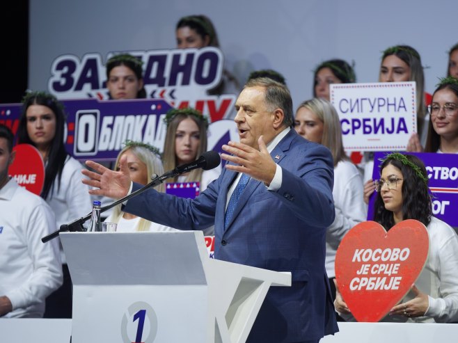Dodik: Srpska uz Vučića, živimo naš srpski san (VIDEO)
