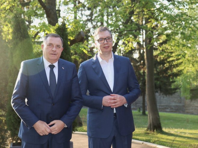 Milorad Dodik i Aleksandar Vučić - Foto: predsjednikrs.rs/Borislav Zdrinja