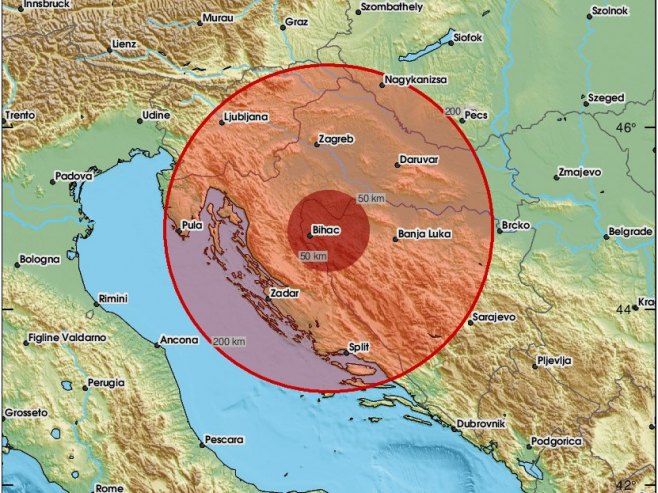Zemljotres u Bihaću (foto: https://twitter.com/LastQuake) - 